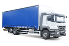 Car Hire Stratford - 26 Tonne Curtain Side Truck - Truck hire Stratford