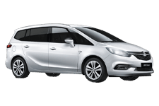 Car Hire Stratford - Vauxhall Zafira 5 + 2 - Minibus hire Stratford